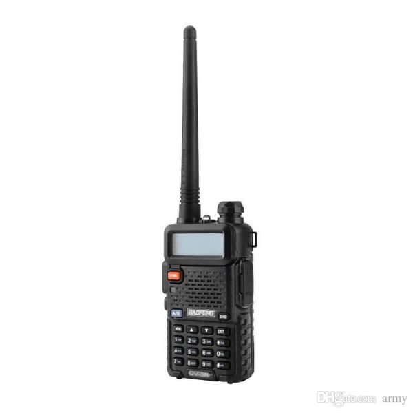 

Горячий Baofeng UV5R UV5R Walkie Talkie Dual Band 136-174MHz 400-520Mhz Two Way Радио трансиверов с 1800mAH батареи свободного наушника (BF-UV5R)