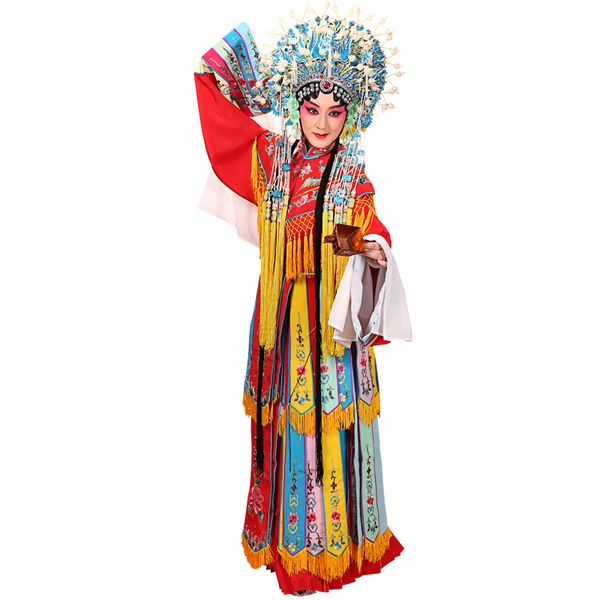 Costume di scena dell'Opera di Pechino ubriaco Ruolo di signora Palazzo colorato Vestito della regina Principessa Ramo d'oro Abbigliamento dramma Gui Fei Zui Jiu