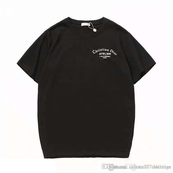 

summer t shirt mens designer black t shirts women men's casual short sleeve cotton tees letter print hip hop male designer clothes, White;black