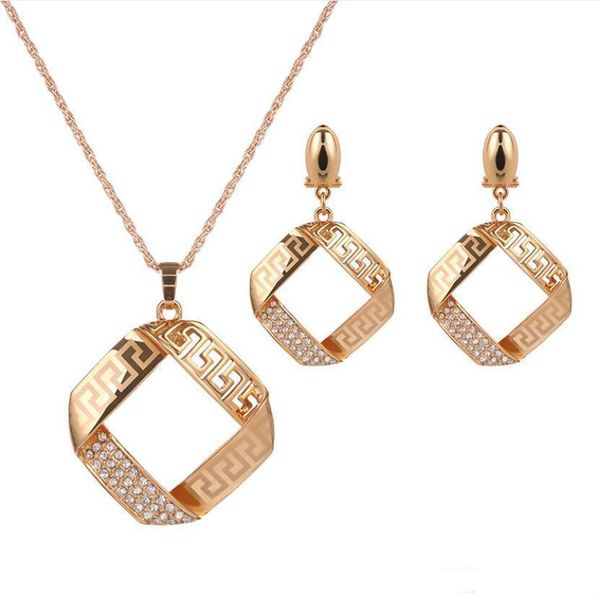 

designer jewelry sets square shape sets for women dinner party graceful fashion of shipping, Silver