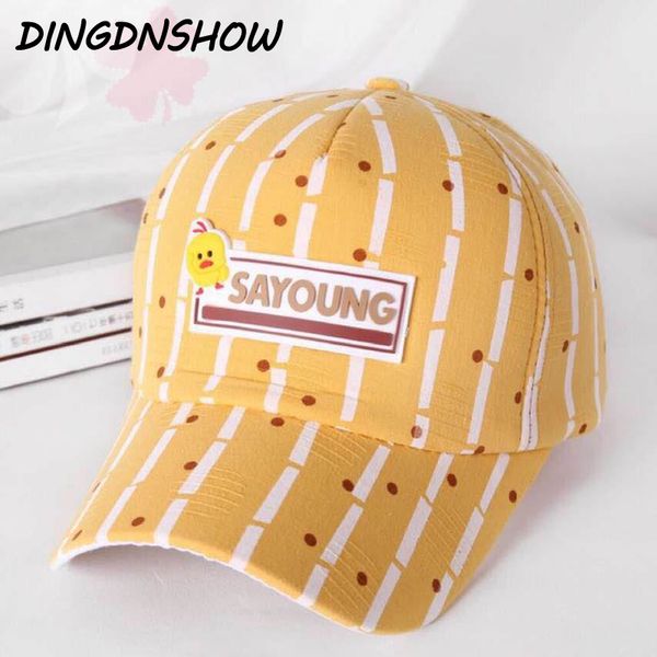 

dingdnshow] 2019 fashion snapbacks hat kids baseball cap cotton print letters cartoon hip hop cap boys girls, Blue;gray