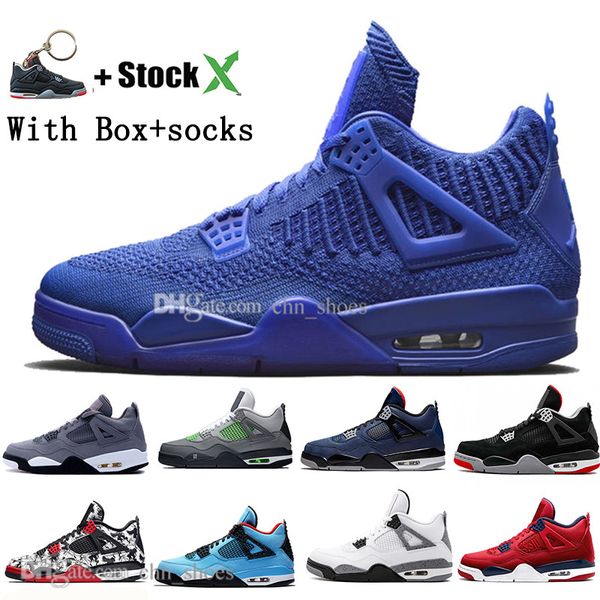 

new bred white cement 4 4s what the cactus jack grey mens basketball shoes fiba denim blue hyper royal men sport designer sneakers trainers