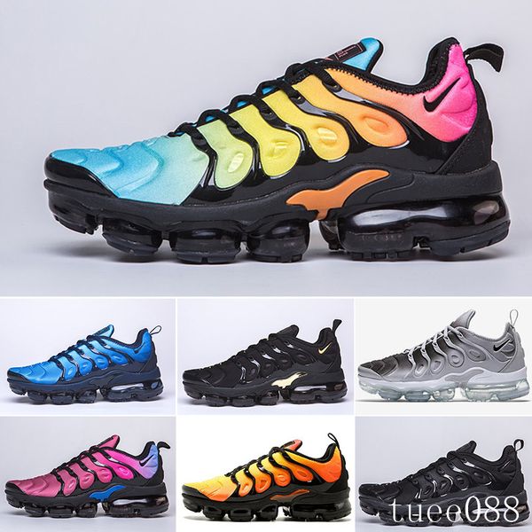 

new mens shoe sneakers tn plus breathable air cusion desingers casual running shoes new arrival color us5.5-11 eur40-46 f-5cq, Black