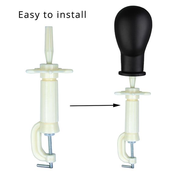 

common size wig stand professional practice training mannequin head holder wig head stand table clamp steel and plastic material