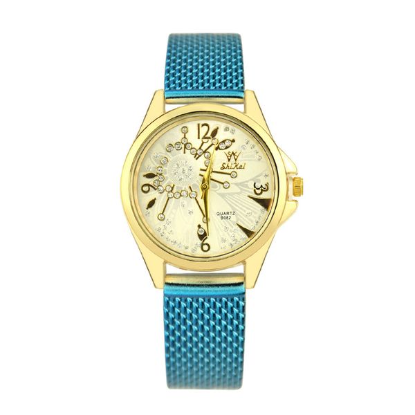 

susenstone 2019 new trend personality watch silicone strap quartz fashion casual watch wristwatch clock gift valentine gift @5, Slivery;brown