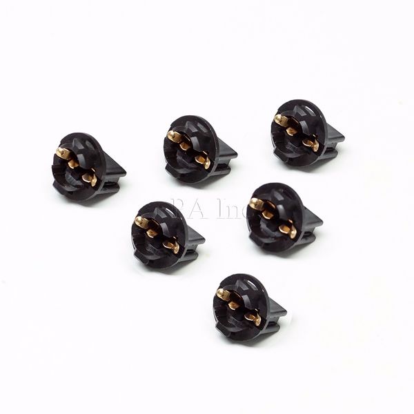 

pa led 10pcs x #555 t10 pinball lamp light bulb socket twist lock wedge instrument base