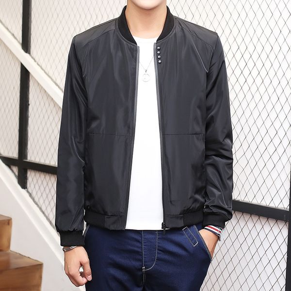 

2020 men's jacket coat spring new clothes men's spring and autumn slim korean youth bx307, Black;brown