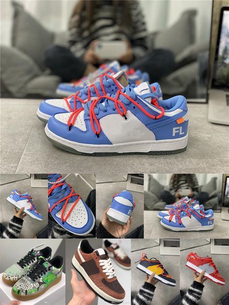 

новый парра x sb dunk low скейтборд обувь белый розовый furry mens женщин кроссовки спорт sneaker дез chaussures zapatos размер 36-45
