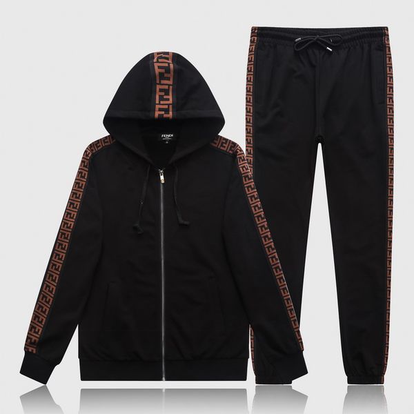 

2020 summer designer sweatshirt jogging suit men pullover running tracksuits mens jogger jacket + pants fashion sweat track suits -3xl, Gray