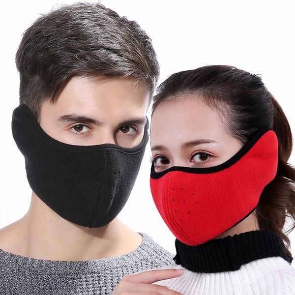 

cycling face mask half face winter outdoor ride windproof ear mask motorcycle bicycle warm half dust proof masks accessory