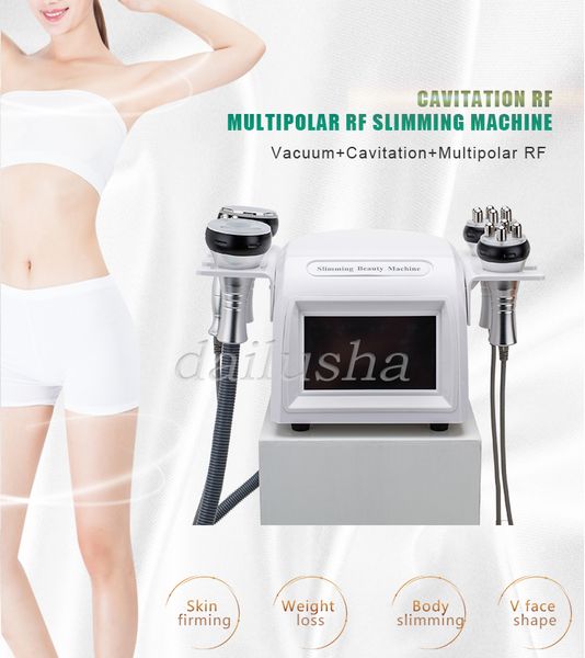 

5in1 40k ultrasound cavitation slimming rf radio frequency skin lifting vacuum body contouring beauty machine for spa