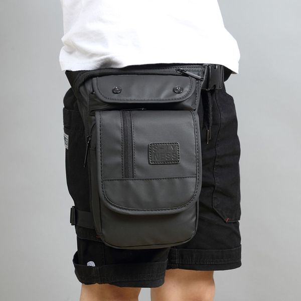 

factory outlet] new casual waist bags for men nylon travel waist packs waterproof belt bags waterproof leg (1804