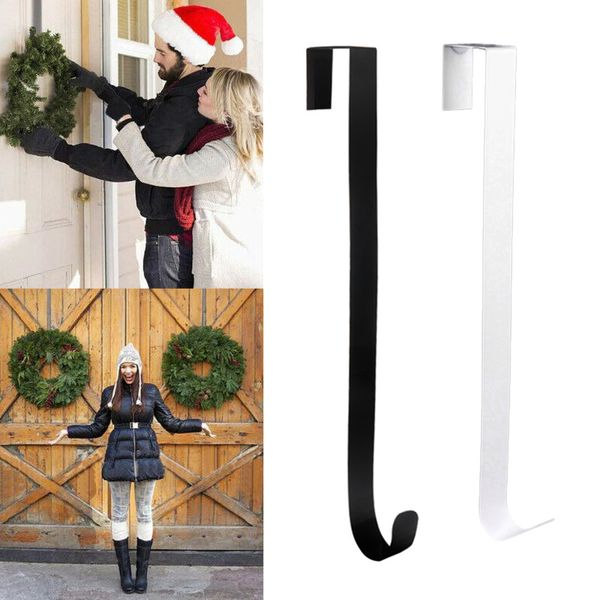 

christmas wreath door hanger secure strong metal hook xmas garland holder for party tp899