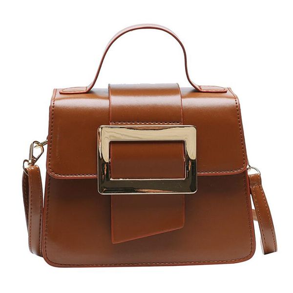 

brown vintage ladies handbags tote hand bags for women flap messenger crossbody shoulder bag purse bolsas