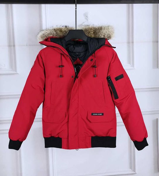 

stars same mens designer jacket winter coat pocket decoration canadian fashion coat cold protection men's winter coat and fur