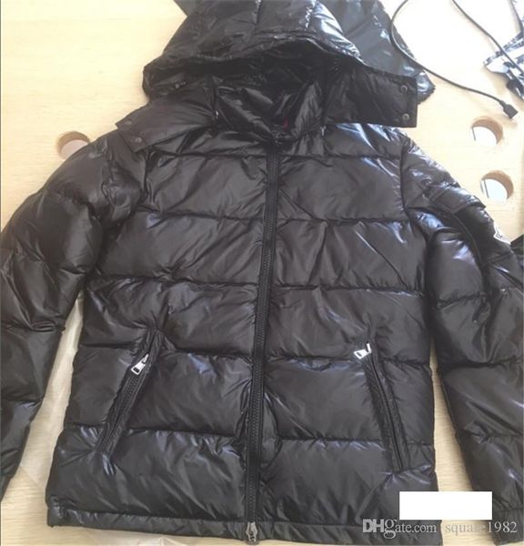 

мужские куртки зима новой дизайнерского бренда пальто куртки ветровка вниз роскошной ветровка пальто мужчины женщина молния балахон куртка b, Black