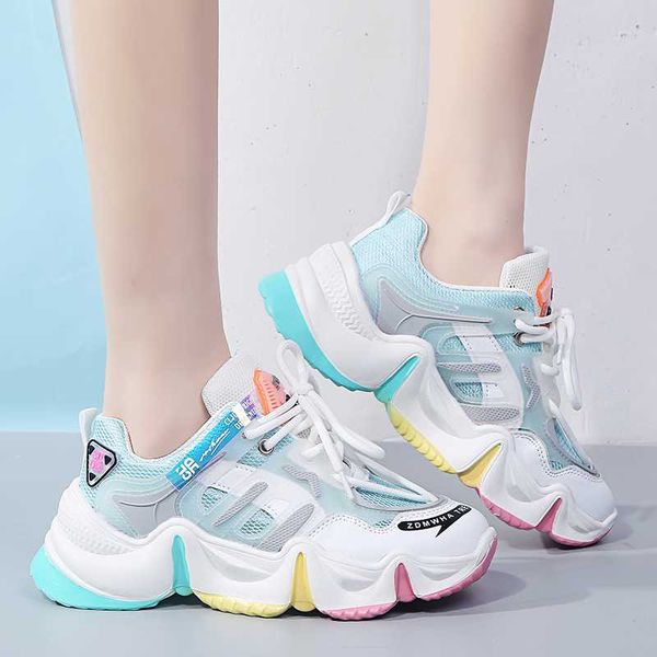 

women training sneakers platform woman mesh sports female girls shoes running shoes