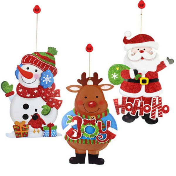 

fashion christmas decor xmas santa tree ornaments hanging pendant gifts ornament sticker diy decoration
