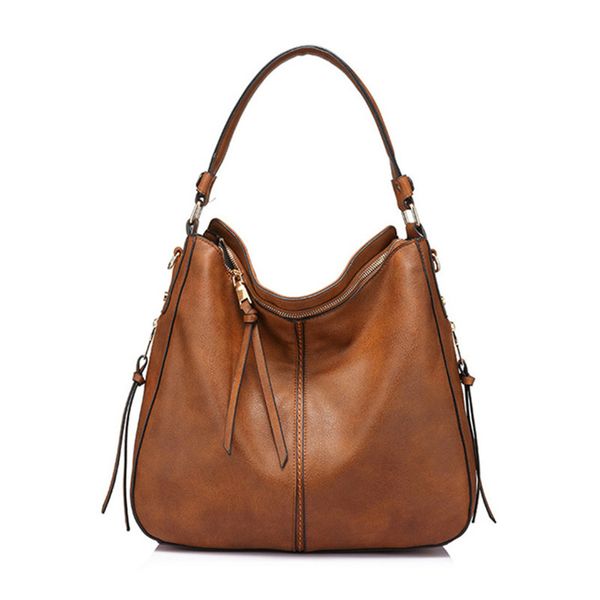 

2019 vintage brown women leather handbags shoulder bags crossbody bags for women bolso muje