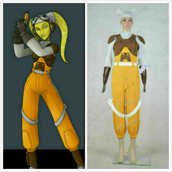 

горячий продавать! косплей повстанцы гера syndulla косплей, Black;red