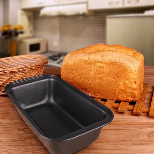 

carbon steel baking dish rectangle non-stick toast bread cake baking mold loaf tin steel bakeware pan moldes para hornear