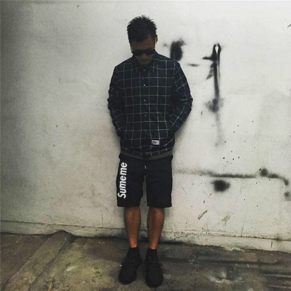 

mens designer shorts luxury letter drawstring cropped pants fashion solid color sweatpants street brand for hip hop 2020 summer high end, Black
