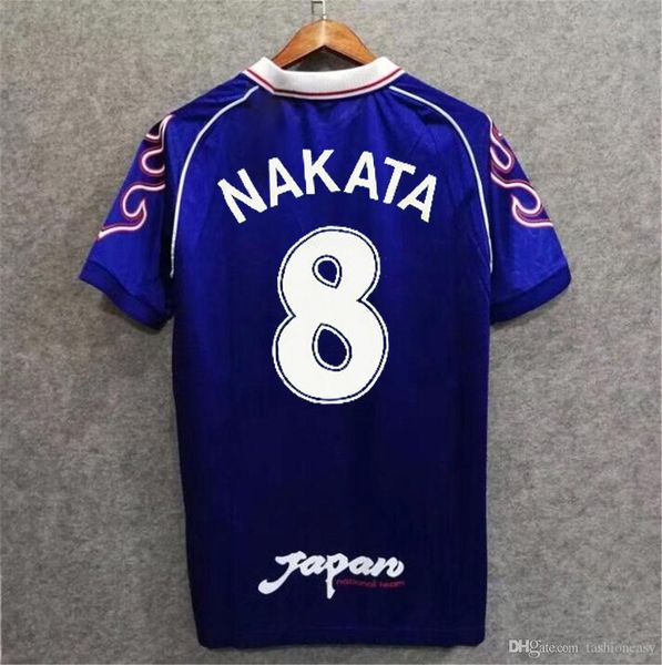 

1998 retro occer jer ey japan home retro jer ey nakayama nakata hinji nanami cla ic hirt cami a futebol maillot cami eta trikot xxl, Black;yellow