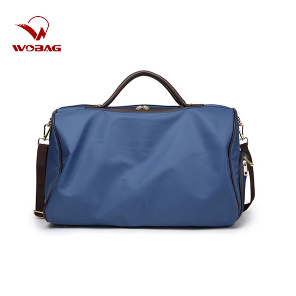 

wobag men travel sports bag light weekend travel bag ladies shoulder messenger nylon large capacity duffle bags