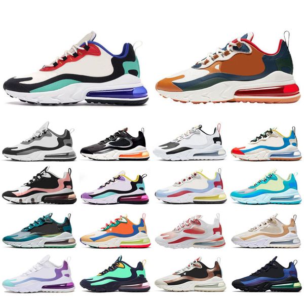 

new men women running shoes react homegrown bauhaus orange green dusk purple bright violet white red cream blue mens sports sneakers