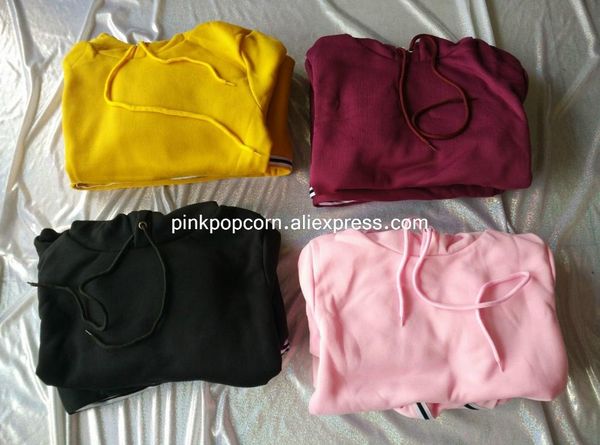 

2018 женщины два 2 шт комплект толстовки топ + брюки зимний спортивный костюм бордовый розовый желтый черный полосатый наряд femme спортивны, White