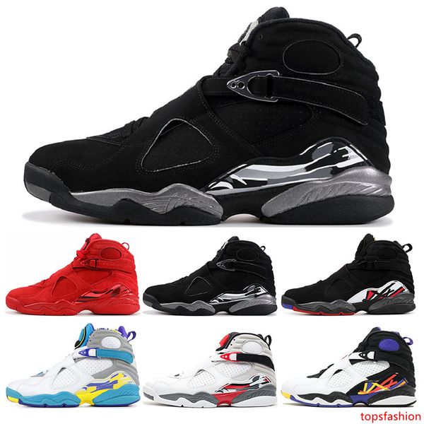 

дизайнер 8 8s мужская баскетбольная обувь день святого валентина аква белый черный хром обратный отсчет пакет 3 торф viii мужские тренеры сп