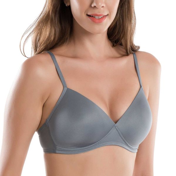 

women's wirefull coverage triangle contour t-shirt bra, Red;black