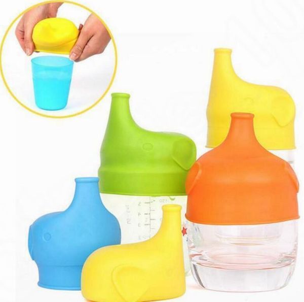 

silicone sippy lids cup kid toddler spill proof make most cups a sippy cup leak proof safety for kids spill-proof sippy cup 50pcs