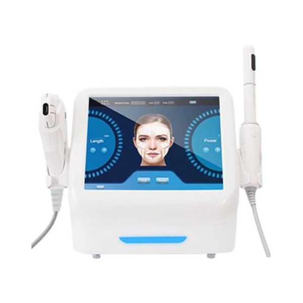 

2 in1 hifu beauty machine face lifting vaginal tightening anti aging skin care high intensity focused ultrasound face lift hifu machine, Black;white