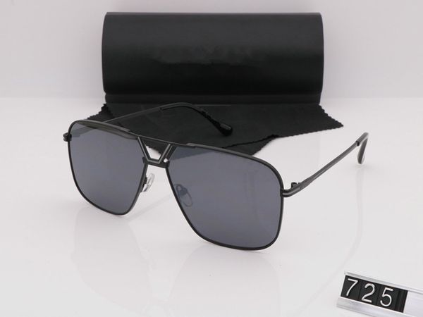 

with case box woman men 725 sunglasses womens oversized square bling frame sunglasses bold style glasses luxury with original box and case, White;black