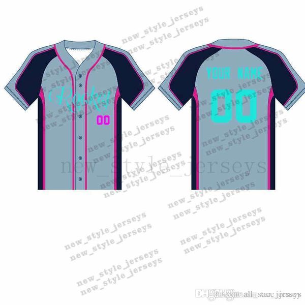 

73man custom baseball jerseys breathable 2019 men youth quick dry blue white stitched m-xxxl green baseball jerseys, Blue;black