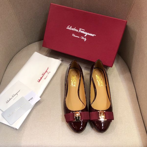 

2020 high-quality casual smooth leather grain high-heeled tide women's high-heeled women's shoes women's tide shoes