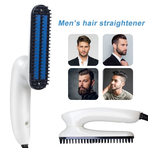 3 0 Multifunctional Beard Straightener Electric Beard Comb Men