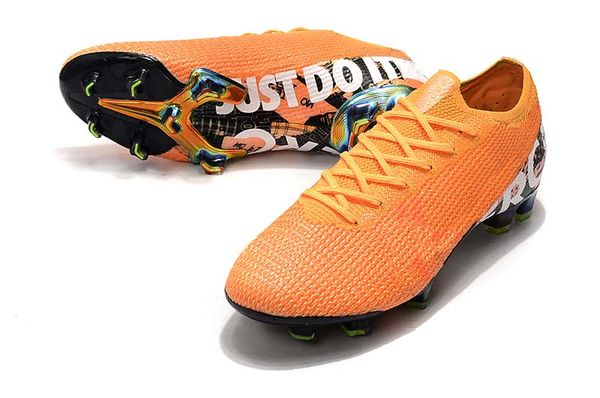

2019 men mercurial vapors fury vii xii fg low help superfly vi 6 360 cr7 mens orange soccer football shoes