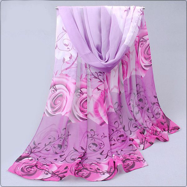 

2019 new small scarf ladies spring and autumn long chiffon shawl korea autumn thin shawl wild decorative scarf