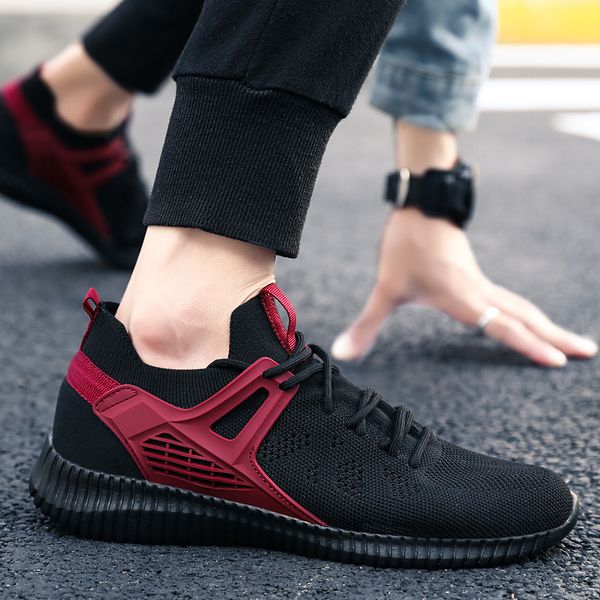 

2019 new listing running design brand sneakers trainers air fashionable sports shoes men y200612, Black