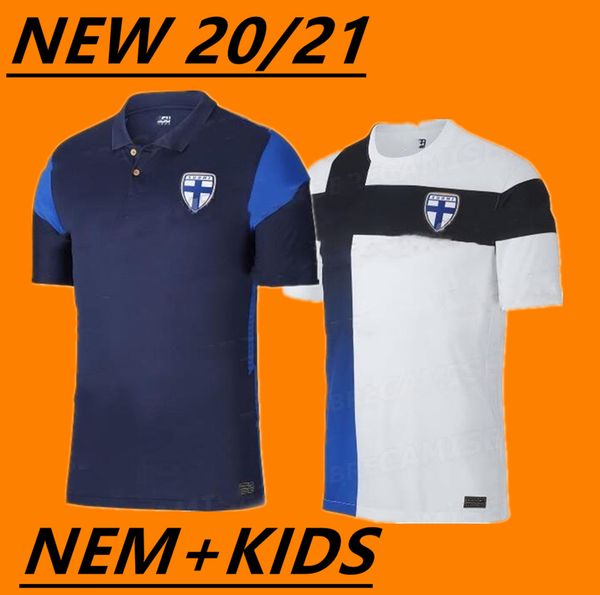 

Новый 2020 Финляндия мужская домашняя белая Футбольная майка PUKKI KEMPPI ENGMAN футбольная рубашка HRADECKY для взрослых и детей униформа