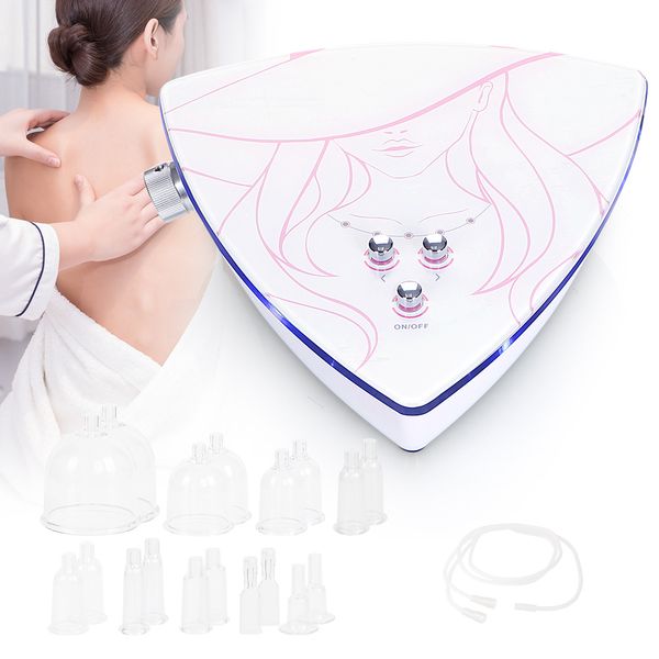 

vacuum cupping cups lymphatic detoxification relaxtion vacuum massage pump body massager body shaping beauty machine