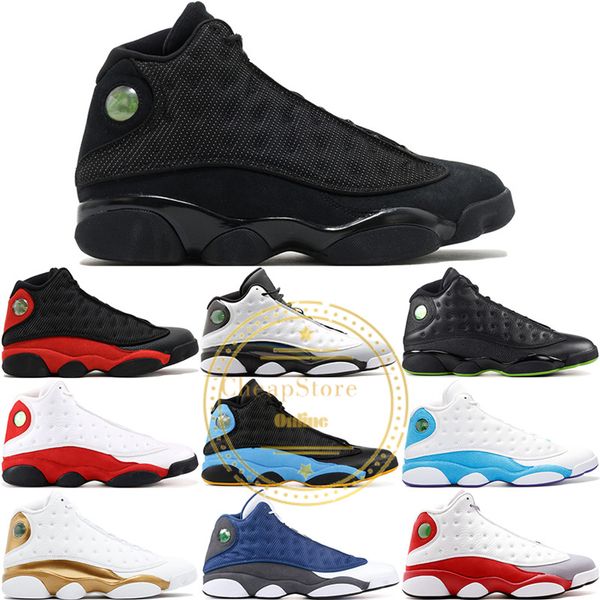 

13 13s mens basketball shoes chicago bred release ray allen love respect history of flight women men sports trainers designer sneakers 41-47, White;red