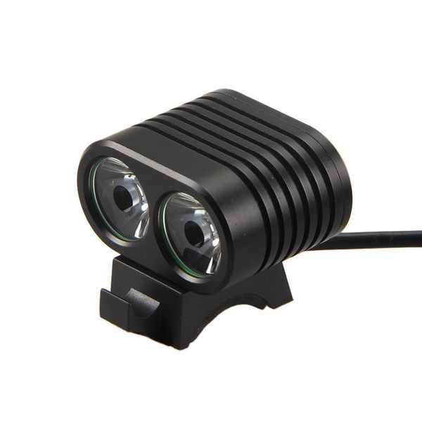 

four modes bicycle head headlight+ rear light waterproof super bright 2x xm-l2 led bike lamp night cycling equipment #lr3