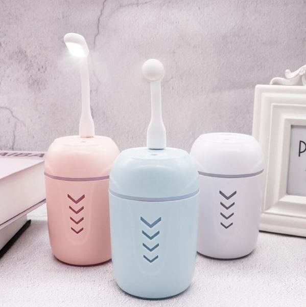 

usb air humidifier 3 in 1 200ml led humidifier air fan diffuser purifier atomizer adorable pet humidifier
