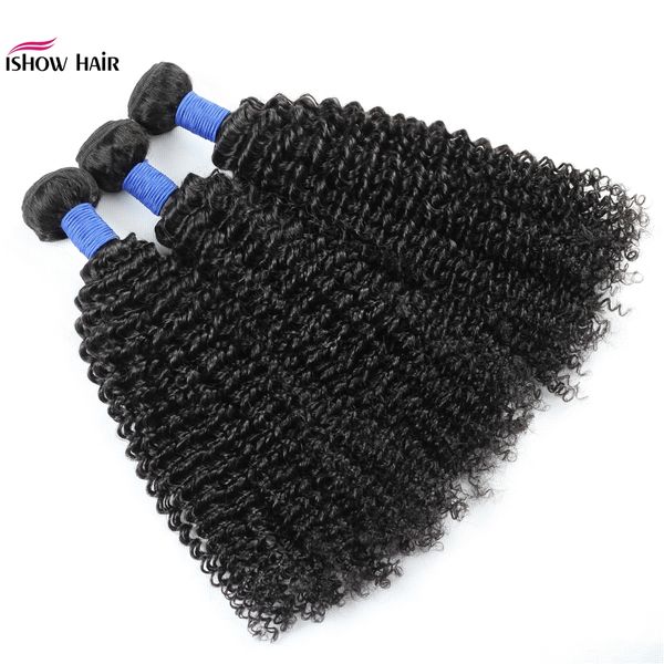 

ishow new 10a peruvian body wave remy human hair bundles 3/4 pcs deals kinky curly loose deep indian virgin hair weft extensions straight fo, Black