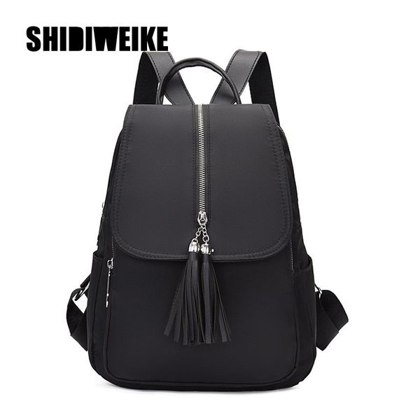 

мода кожаный рюкзак женщины водонепроницаемая кожа pu дамы молния женщины повседневная сумка плеча подростковая школа сумка 2020 1x105