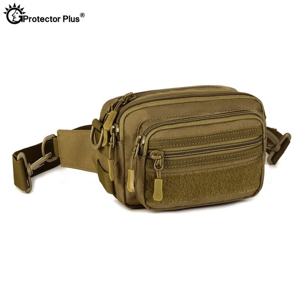 

protector plus multipurpose handbag men tactical molle messenger bag waterproof camo climbing travel waist bag sports