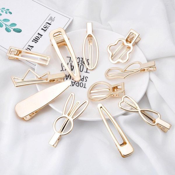 

60mm metal hollow duckbill clip, bangs clip side clip, pearl hair clip, diy hair accessories ofiwg, Black